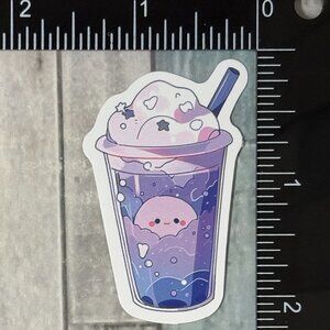 🌀10/$10🌀 Summer Juice Boba Tea Reusable Waterproof Vinyl Sticker Decal